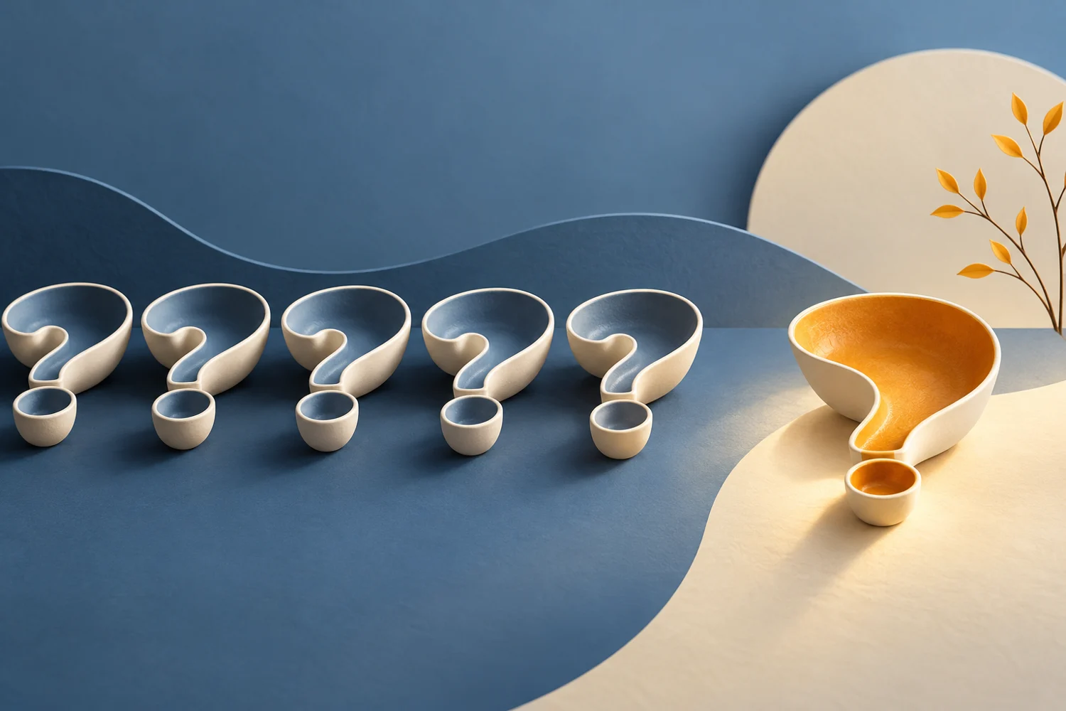 主題情境插畫：重複出現的 Threads 問題，如何整理成 FAQ 候選？