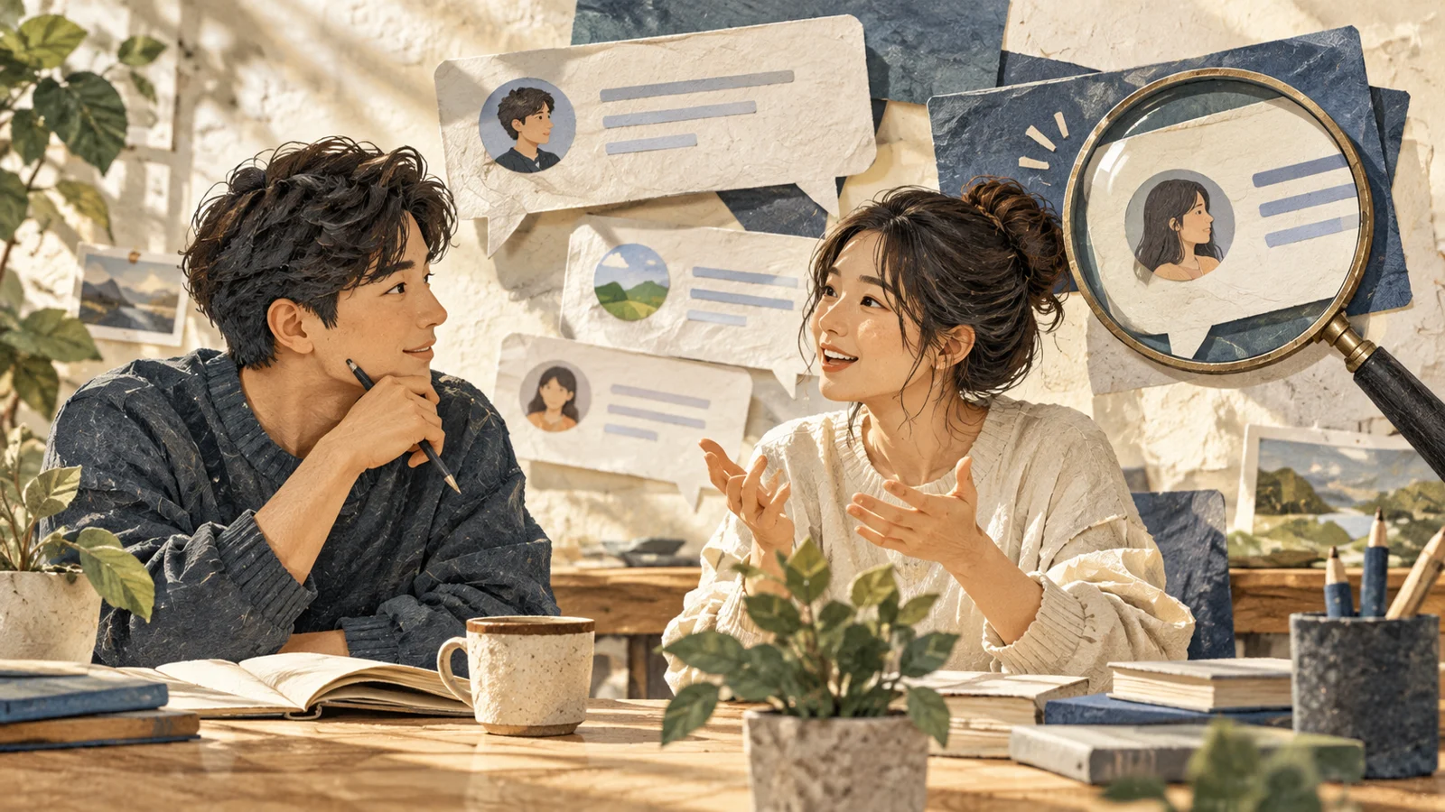 主題情境插畫:怎麼在 Threads 留言而不是留下罐頭訊息:從讀懂脈絡到手動發布